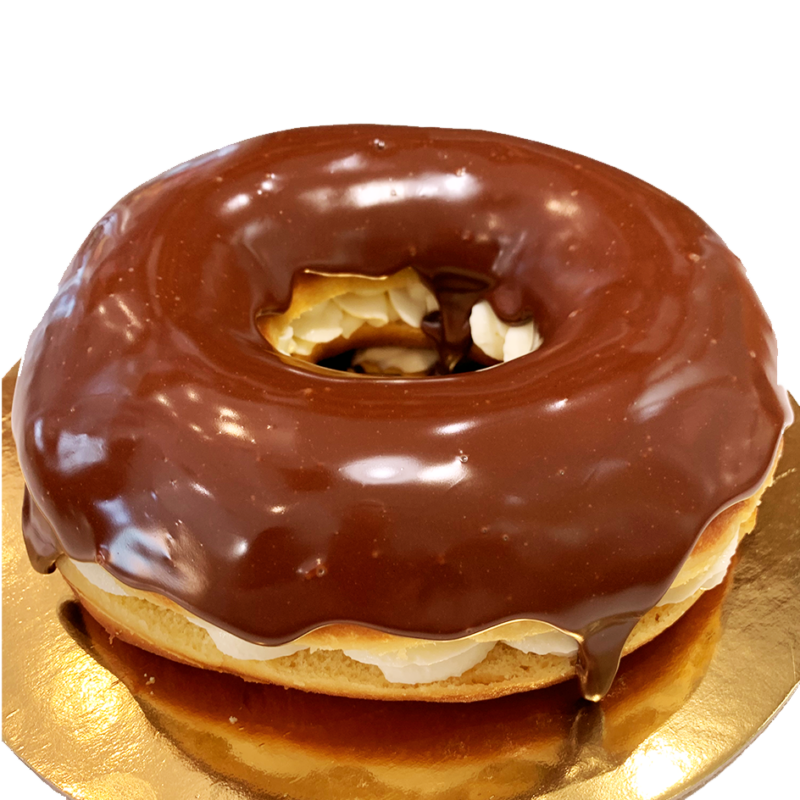 The Boston Cream Donut Cake